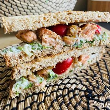 Recette de club sandwich healthy