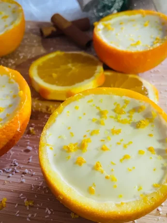 Crémeux gourmand à l'orange