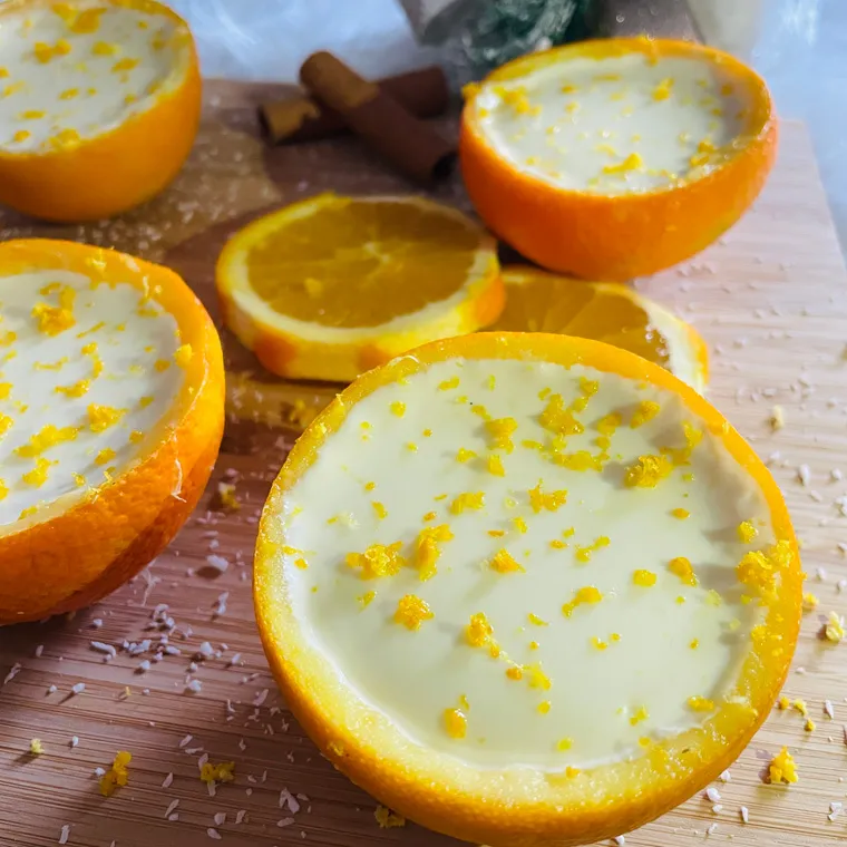 Crémeux gourmand à l'orange